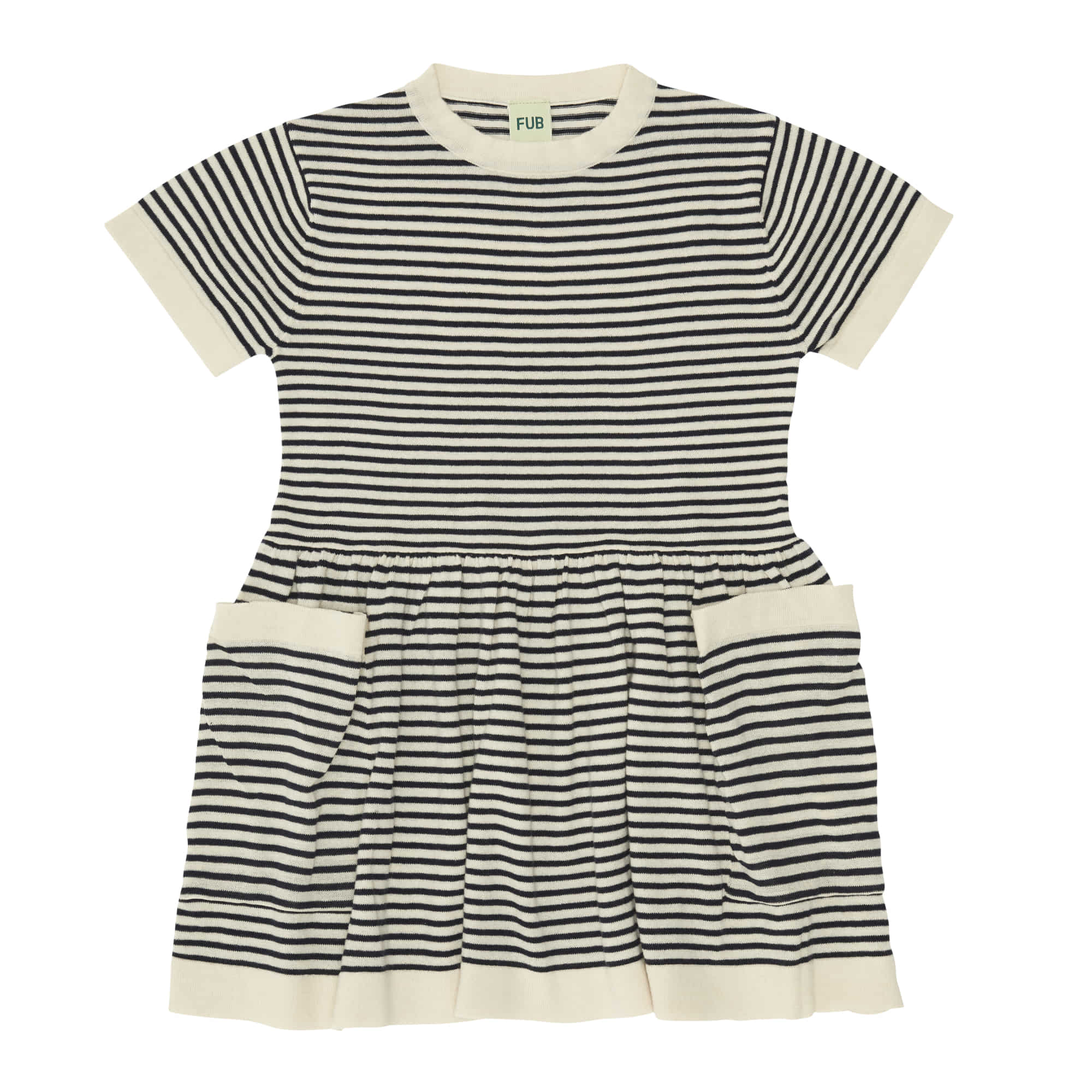 [FUB] Striped Dress ecru/dark navy