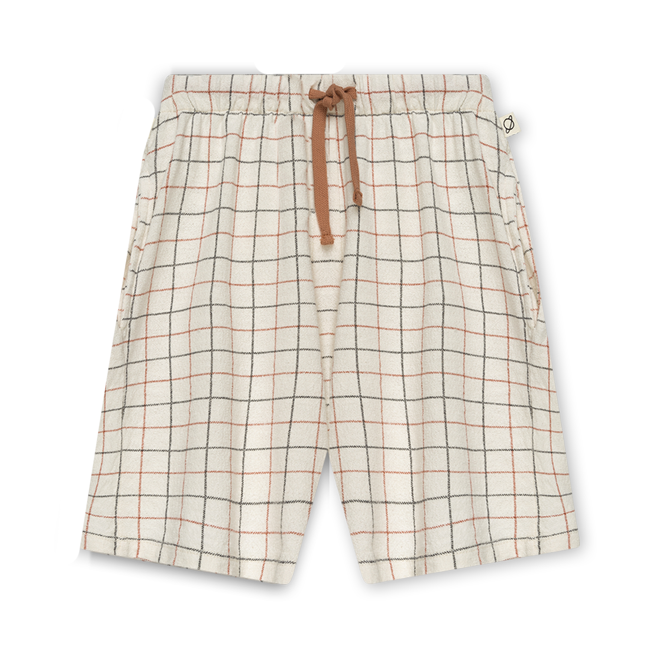 [my little cozmo/마이리틀코즈모] Plaid crepe Bermuda shorts