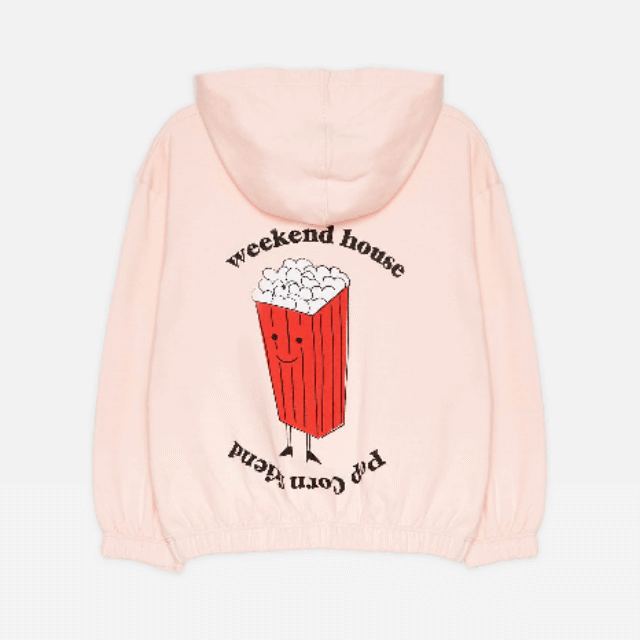 [WHK/위켄드하우스키즈] Pop corn zipper hoodie