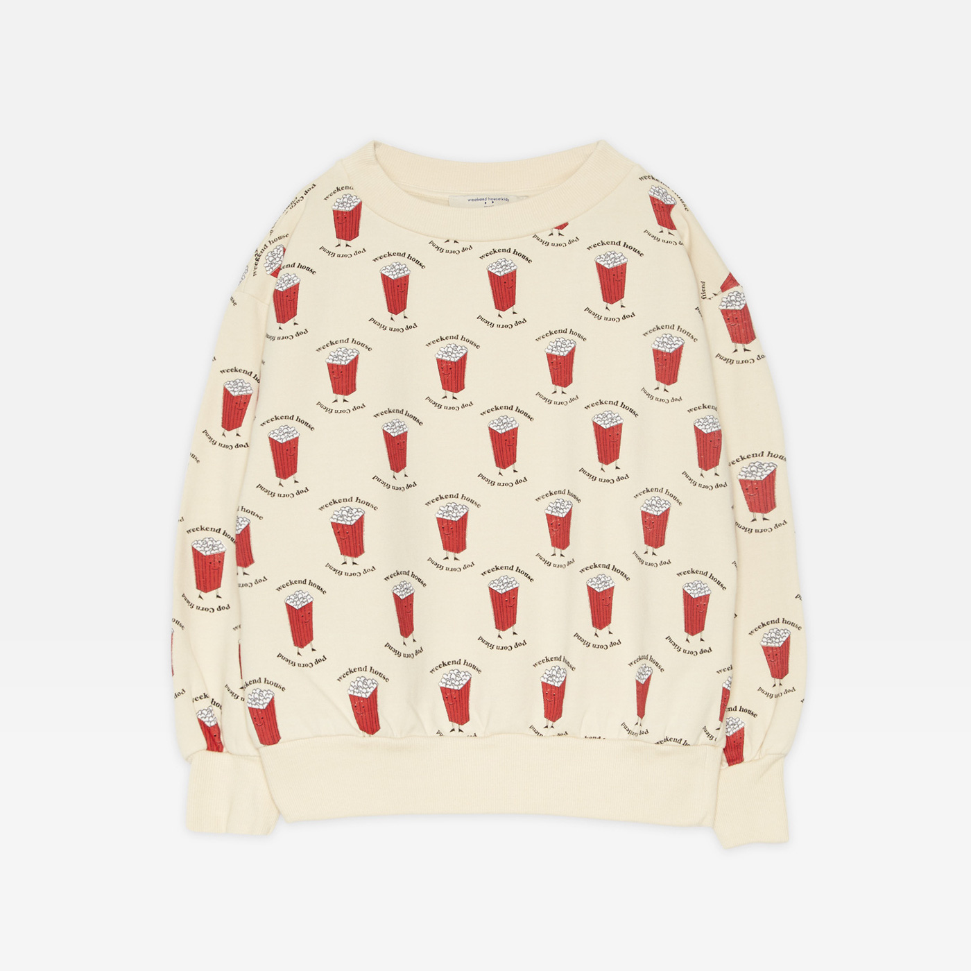 [WHK/위켄드하우스키즈] Pop corn all over sweatshirt