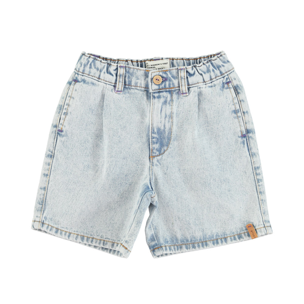 [piupiuchick/피우피우칙] boy shorts - washed blue denim