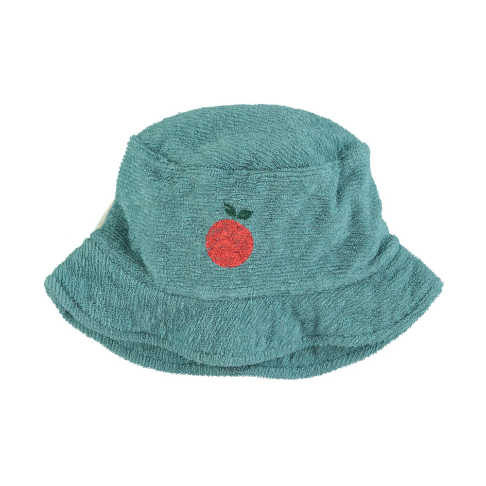 [piupiuchick/피우피우칙] hat | green w/ apple print