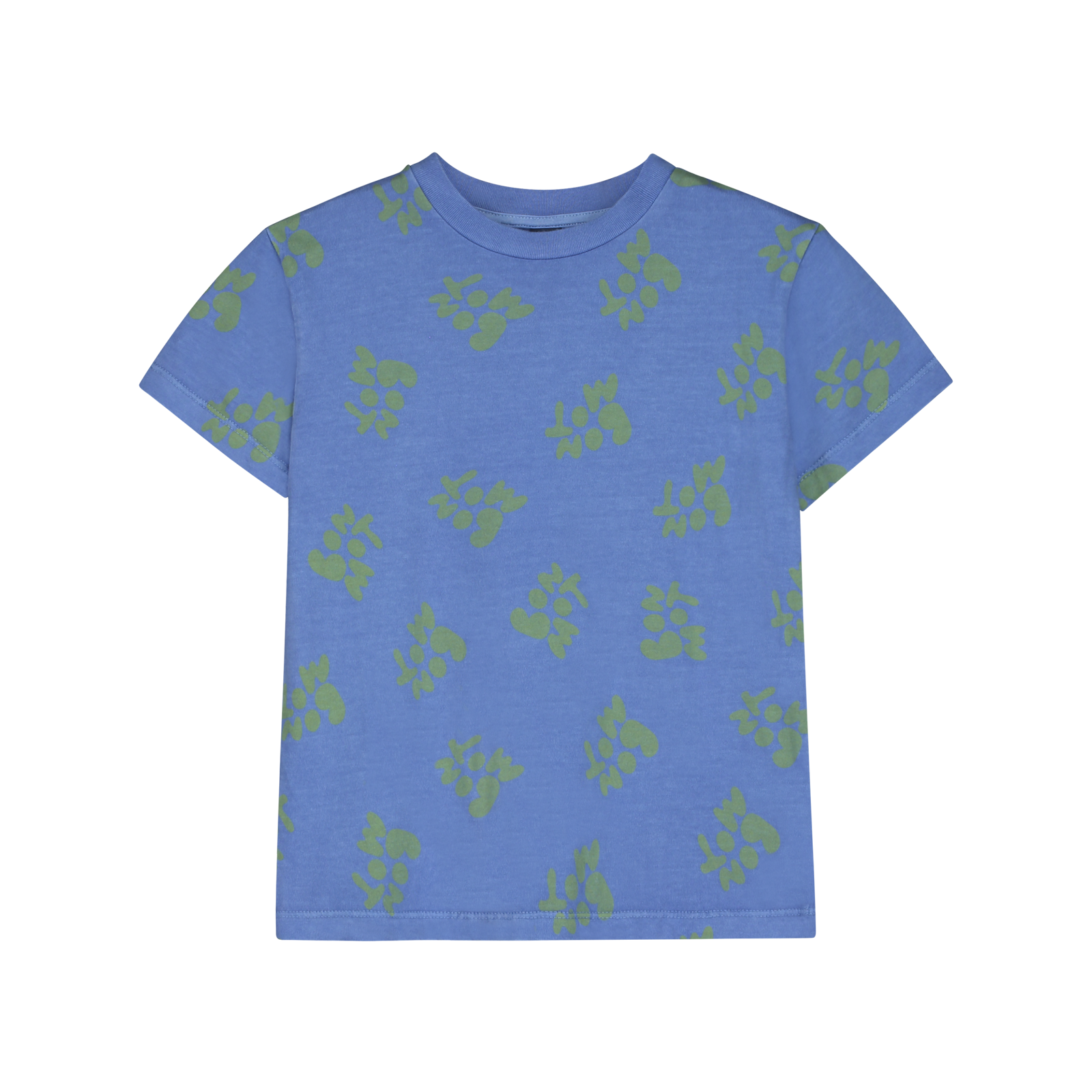 [BONMOT/본못] T-shirt allover bonmot Mid blue