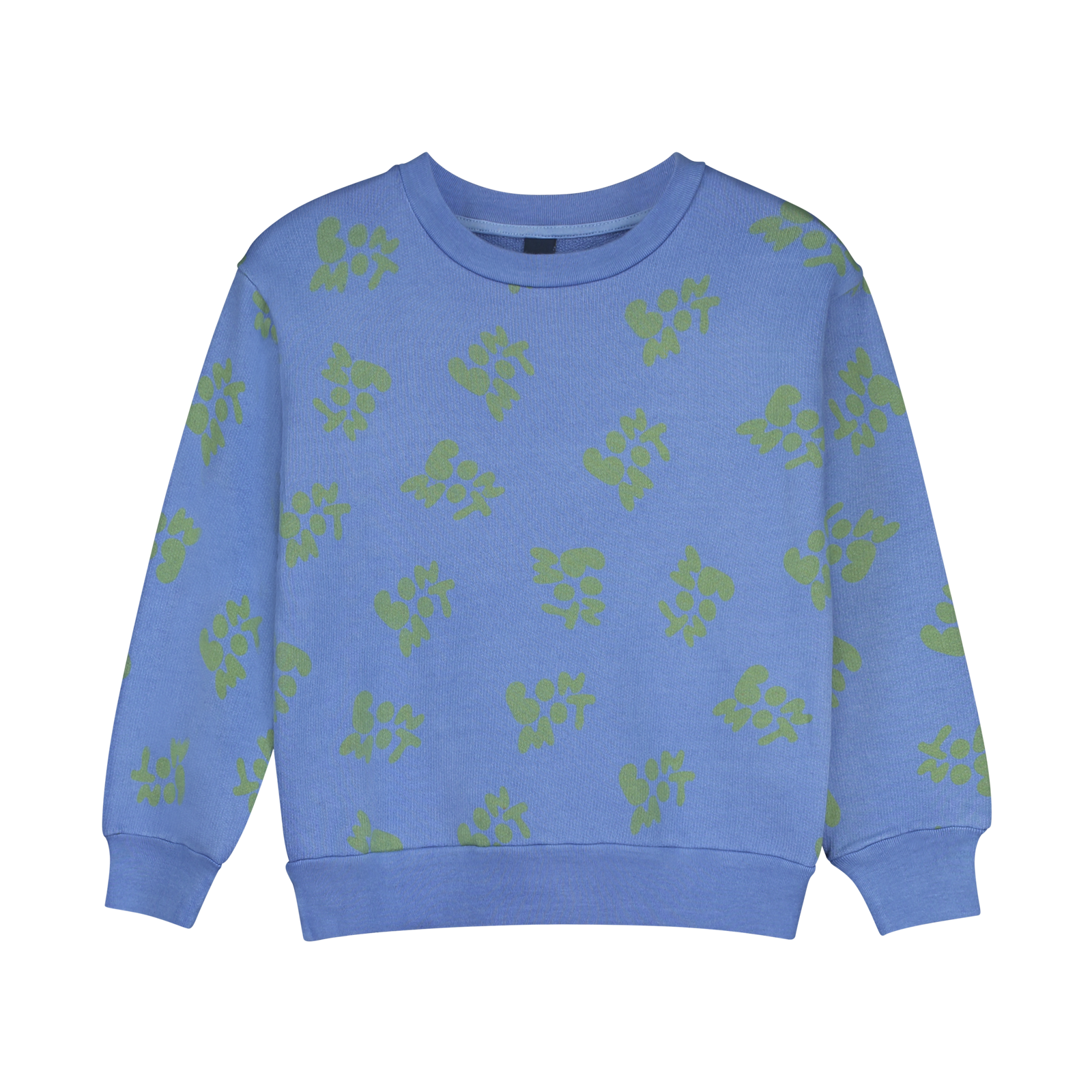 [BONMOT/본못] Sweatshirt allover bonmot Mid blue